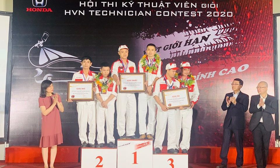 Honda Ôtô Quảng Nam – Tam Kỳ Đạt Giải Ba Hội Thi Kỹ Thuật Viên Giỏi Do HVN Tổ Chức