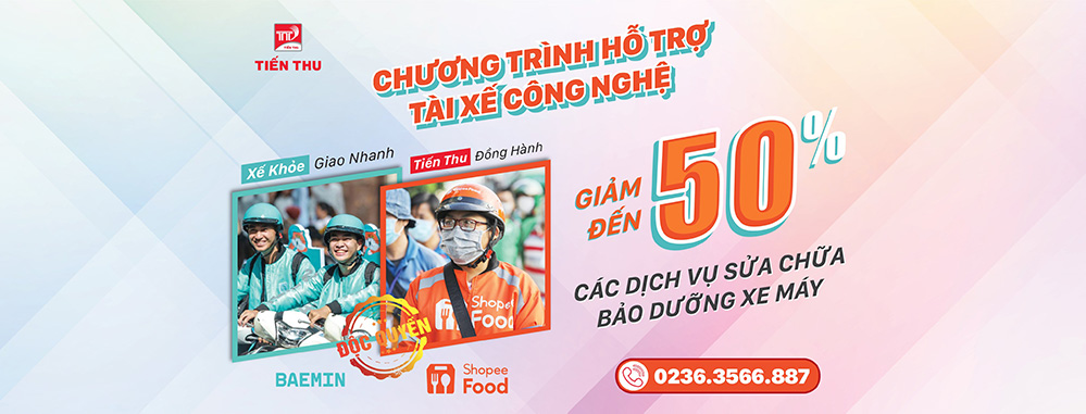 Tiến Thu - Thương Hiệu Tiên Phong Trong Lĩnh Vực Xe Máy Ký Kết Hợp Tác Chiến Lược Hỗ Trợ Tài Xế Công Nghệ