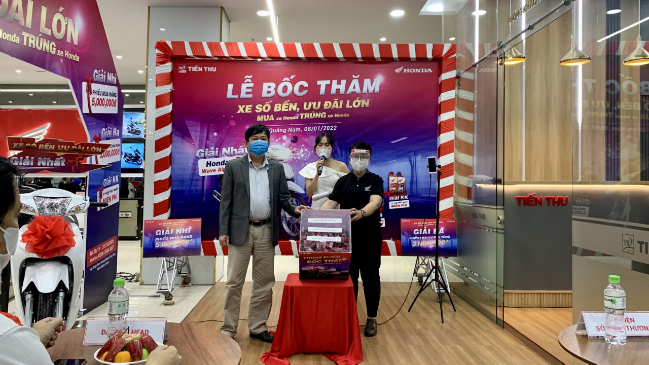 Kết Quả Chương Trình Bốc Thăm Trúng Thưởng “XE SỐ BỀN, ƯU ĐÃI LỚN - Mua Xe Honda Trúng Xe Honda”