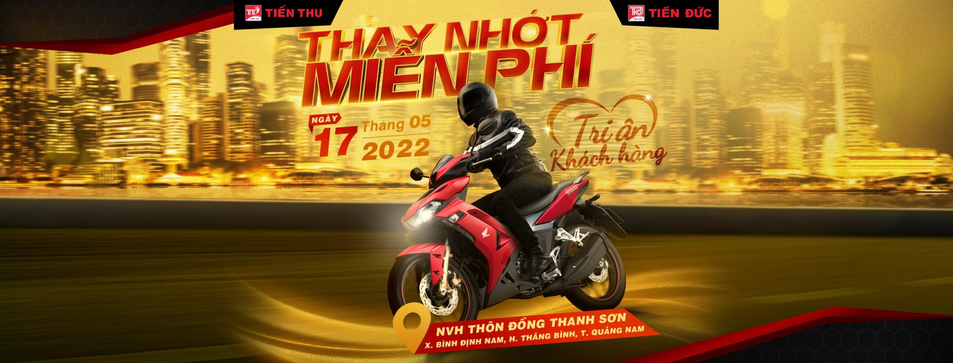 HEAD Tiến Đức 2 Tổ Chức Chương Trình Tri Ân Khách Hàng Thay Nhớt Miễn Phí