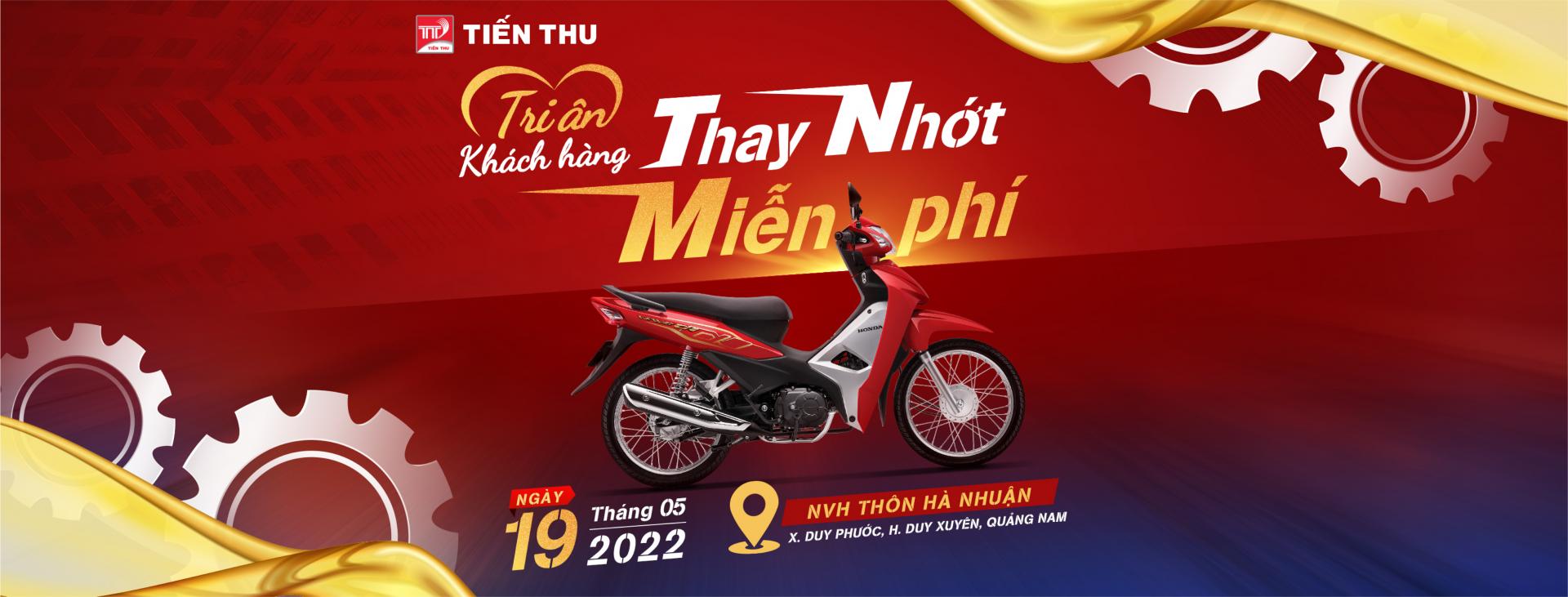 Chương Trình Tri Ân Khách Hàng Thay Nhớt Miễn Phí Xe Honda 