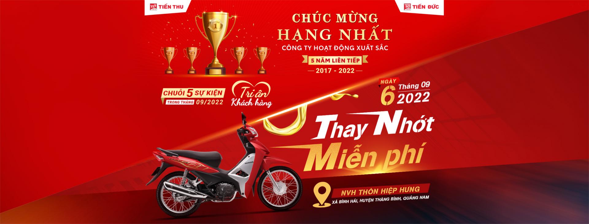  Tri Ân Khách Hàng - Thay Nhớt Miễn Phí