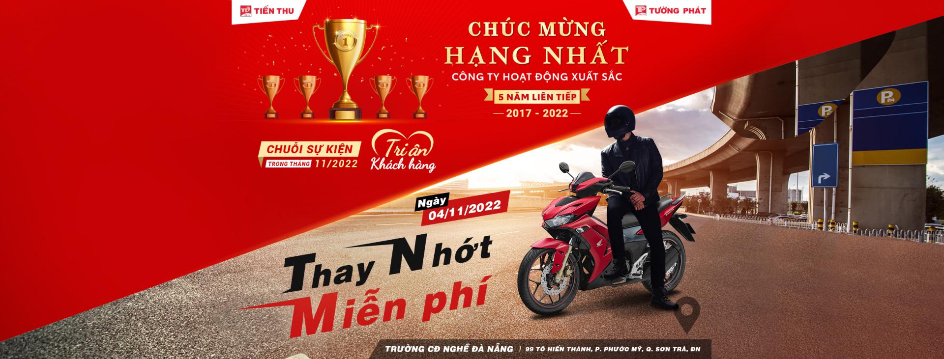 HEAD Tường Phát 1 Tri Ân Khách Hàng - Thay Nhớt Miễn Phí