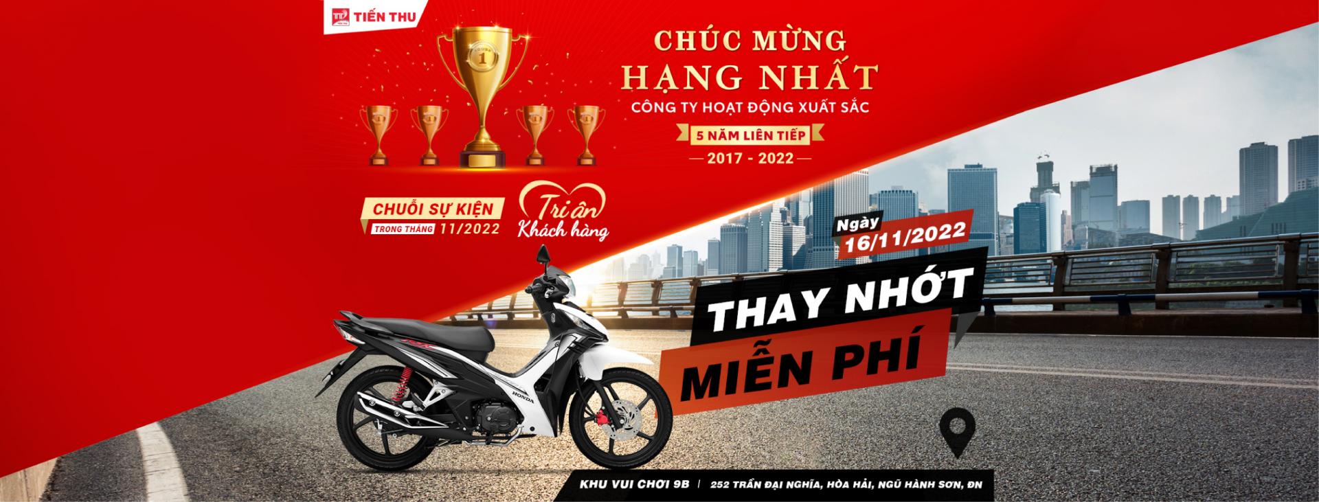 HEAD Tiến Thu 1 Tri Ân Khách Hàng - Thay Nhớt Miễn Phí