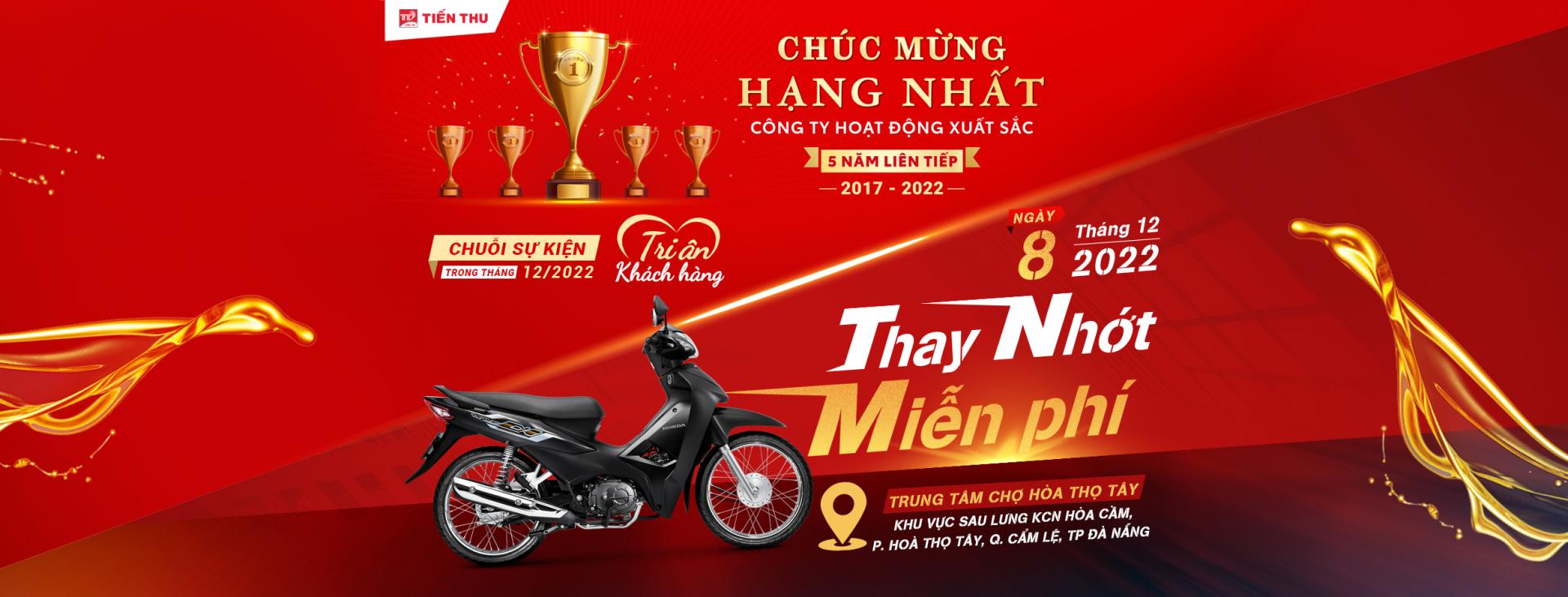 HEAD Tiến Thu 4 Tri Ân Khách Hàng - Thay Nhớt Miễn Phí