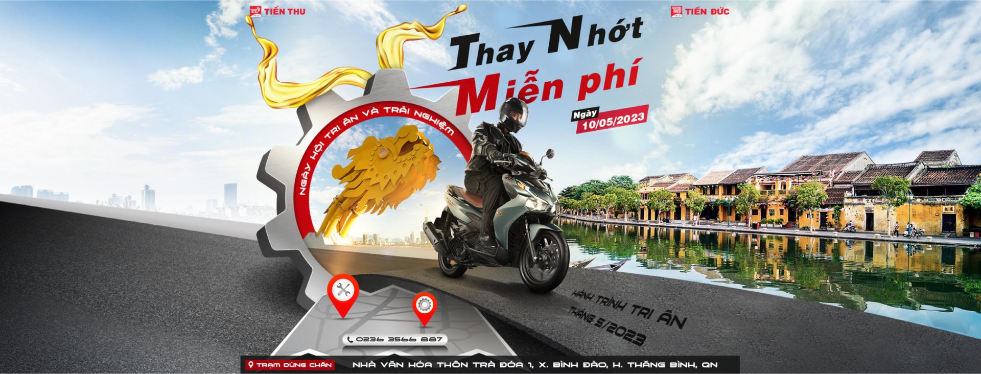 HEAD Tiến Đức 2 Tri Ân Khách Hàng - Thay Nhớt Miễn Phí