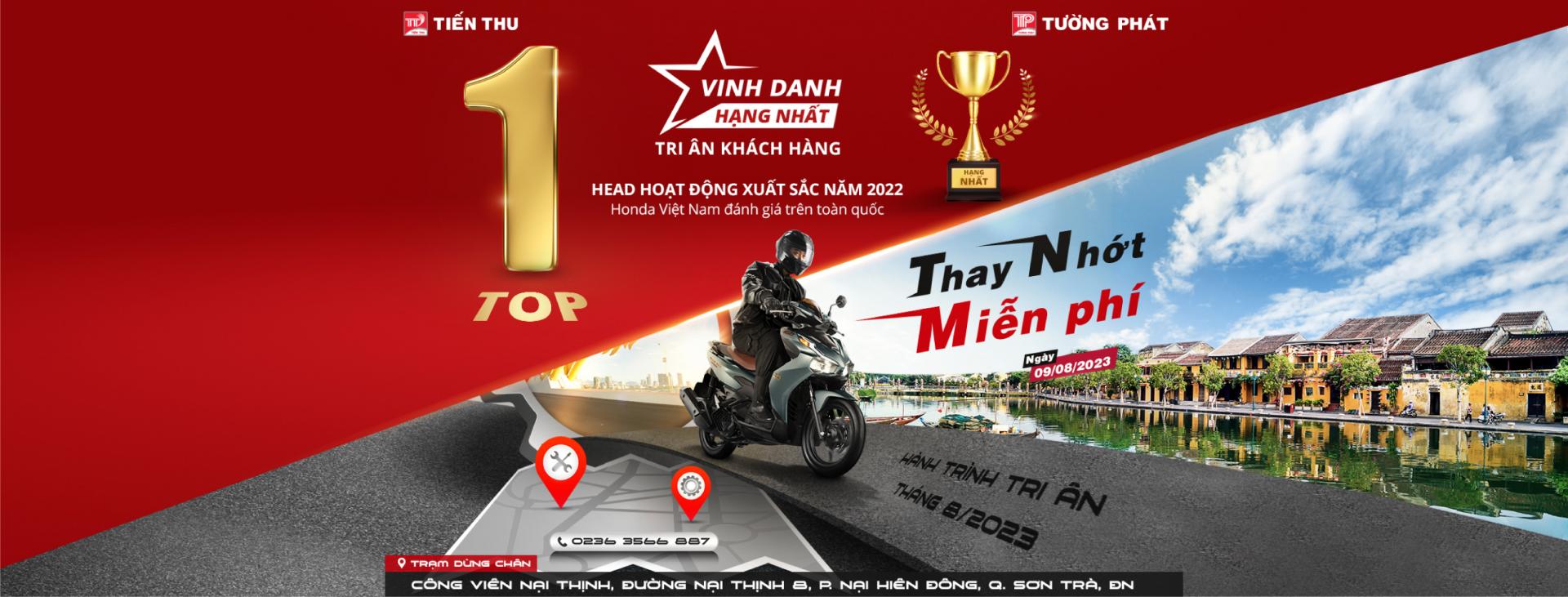 HEAD Tường Phát 1 Tri Ân Khách Hàng - Thay Nhớt Miễn Phí