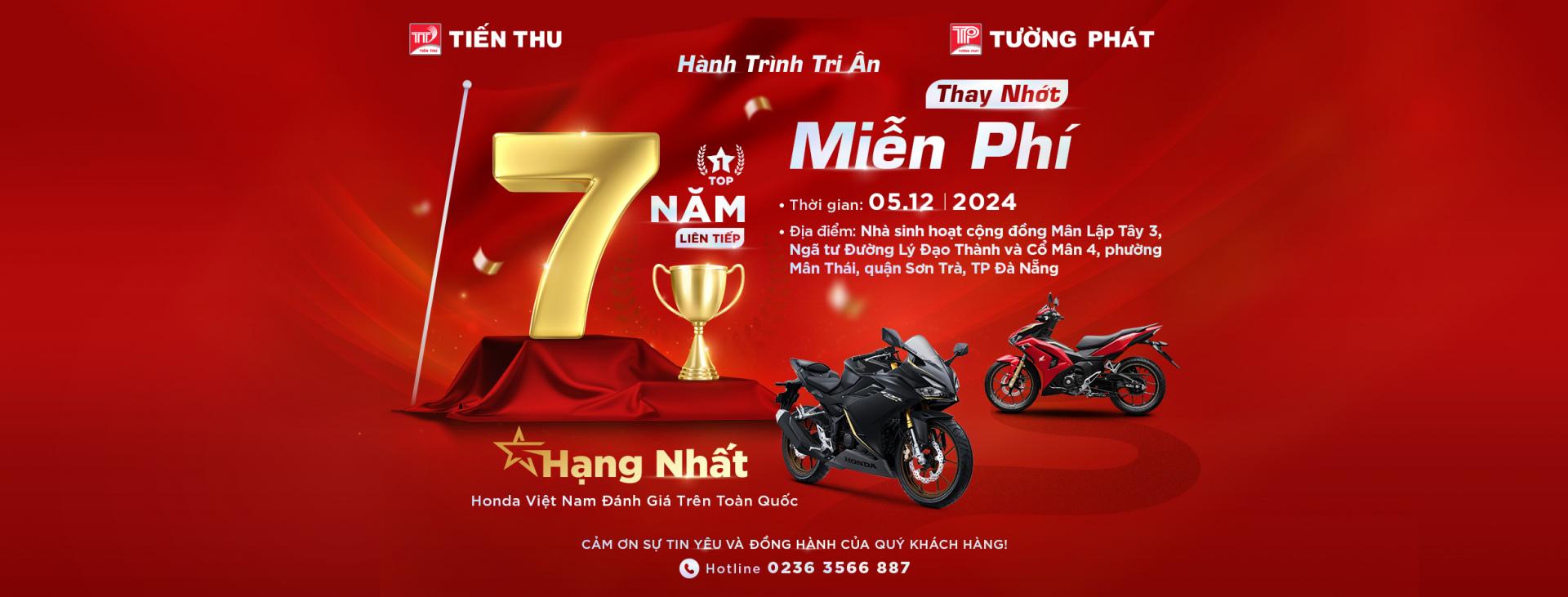 HEAD Tường Phát 1 Tri Ân Khách Hàng, Thay Nhớt Miễn Phí
