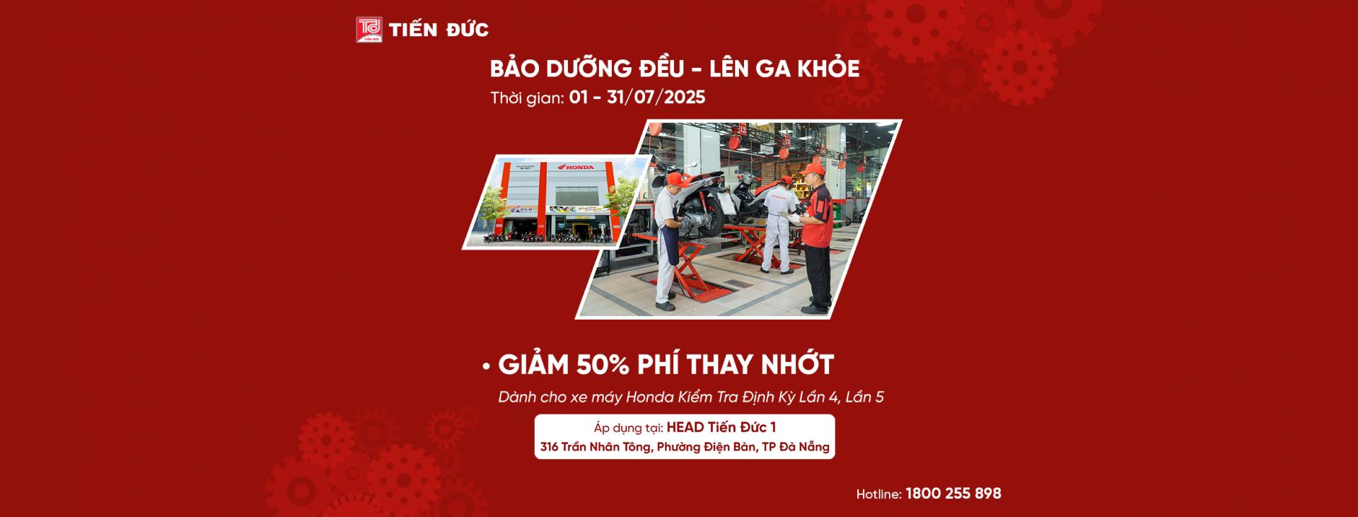 Bảo Dưỡng Đều, Lên Ga Khỏe Cùng HEAD Tiến Đức 1