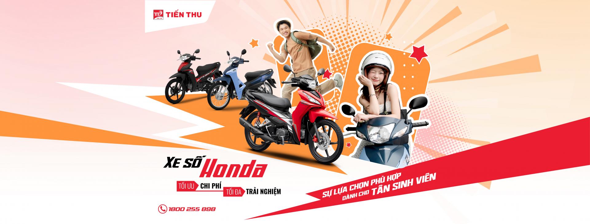 Xe Số Honda - Sự Lựa Chọn Phù Hợp Dành Cho Tân Sinh Viên