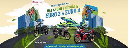 Xe Máy Honda Việt Nam Đạt Chuẩn Khí Thải Euro 3 và Euro 4