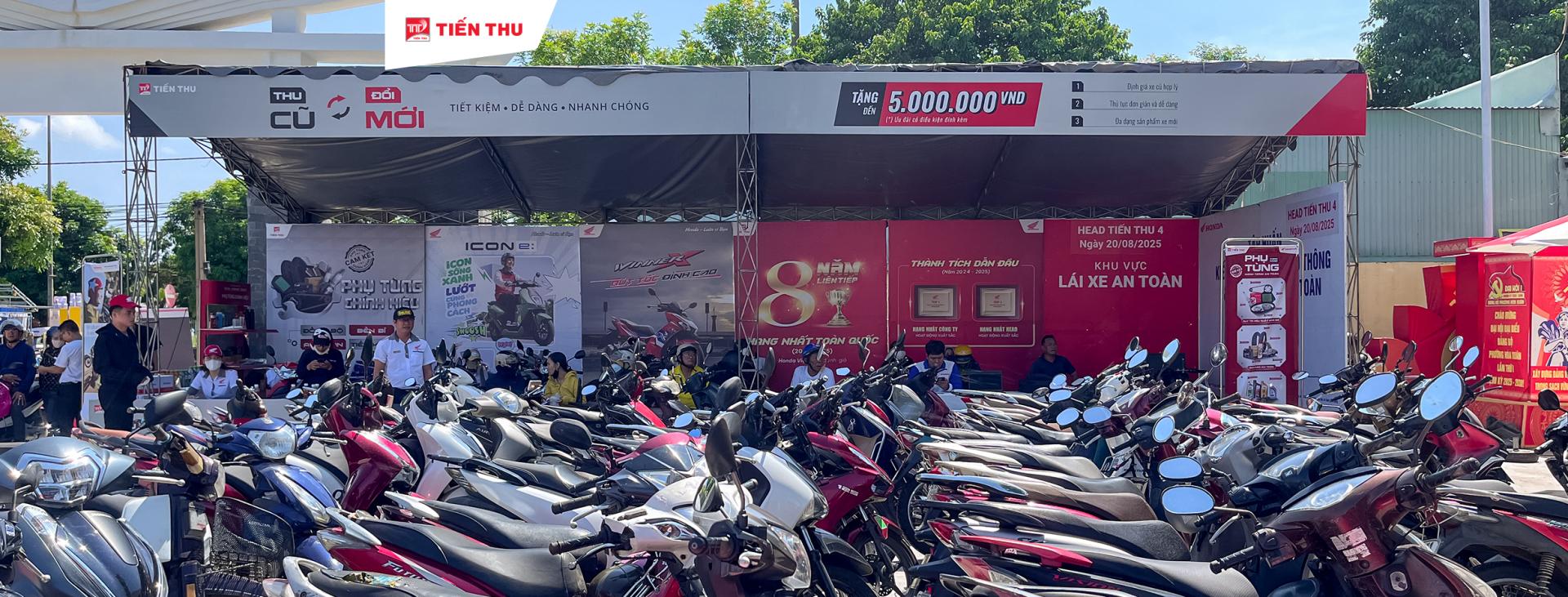 HEAD Tiến Thu #4 Tri Ân Khách Hàng, Thay Nhớt Miễn 