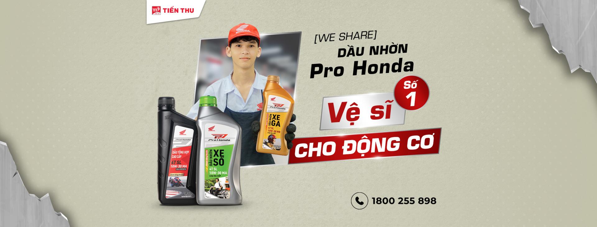 Dầu Nhờn Pro Honda - Vệ Sĩ Số 1 Cho Động Cơ