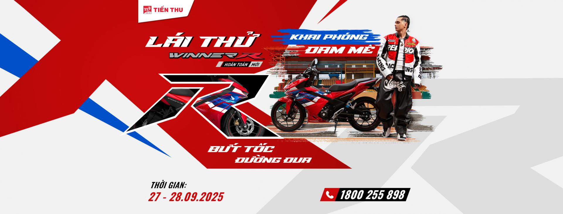 Khai Phóng Đam Mê - Trải Nghiệm Lái Thử Honda Winner R Tại HEAD Tiến Thu #4