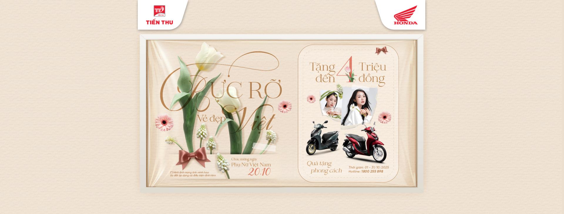 Rực Rỡ Vẻ Đẹp Việt - Ưu Đãi Dành Riêng Tặng Nàng