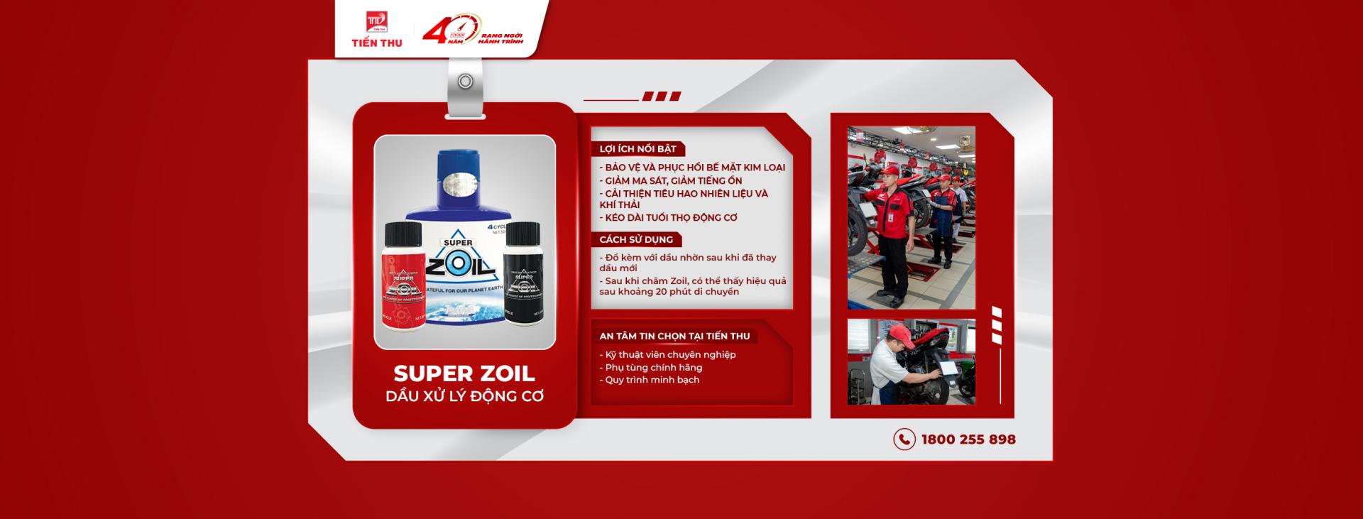 Super Zoil - Tiếp Sức Động Cơ, Nâng Cao Hiệu Suất Vận Hành