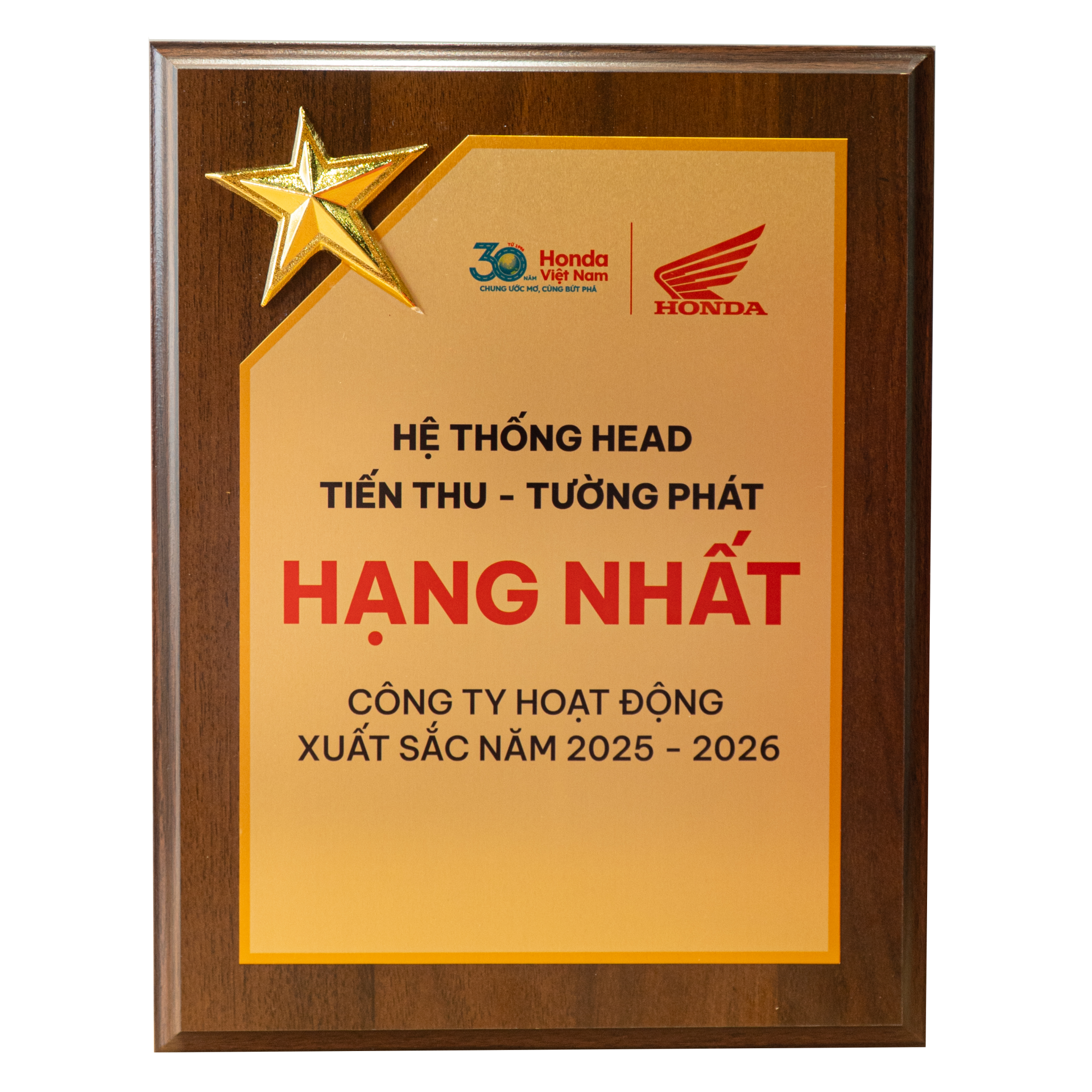 Hạng Nhất Công Ty Hoạt Động Xuất Sắc Năm 2025-2026